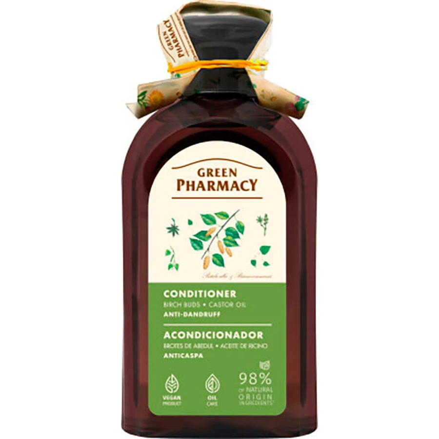 Кондиционер Green Pharmacy Березовые почки и касторовое масло против перхоти, 300 мл: цены и характеристики