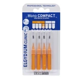 Elgydium, зубна щітка Clinic Mono Compact 3, помаранчева, 4 шт.