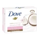 Dove, Кокосовое молоко, брусковое мыло, 100 г