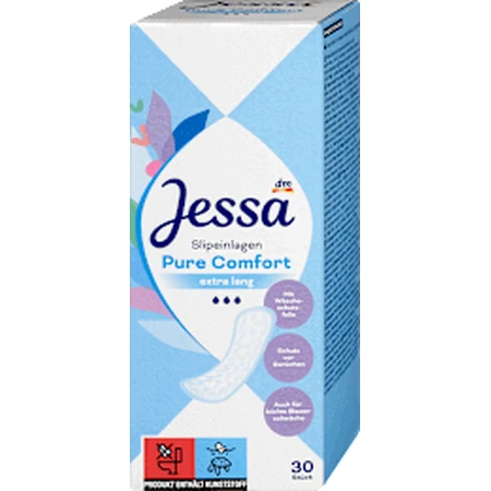 Jessa Pure Comfort Надзвичайно довгі щоденні поглинаючі прокладки, 30 шт.: ціни та характеристики