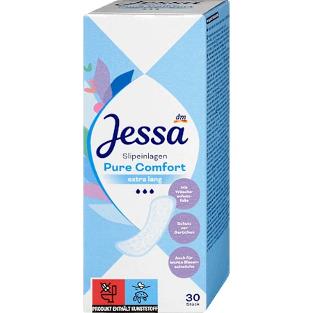 Jessa Pure Comfort Надзвичайно довгі щоденні поглинаючі прокладки, 30 шт.: ціни та характеристики