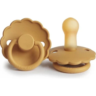 FRIGG Ромашка гумова соска Honey Gold, 0-6м 1×1шт, соска-пустушка