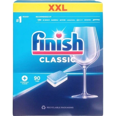 Фінішні вкладки Classic Regular 1×90 шт, таблетки для посудомийної машини: ціни та характеристики