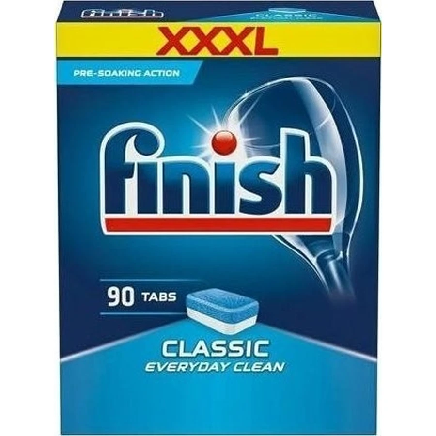 Фінішні вкладки Classic Regular 1×90 шт, таблетки для посудомийної машини: ціни та характеристики