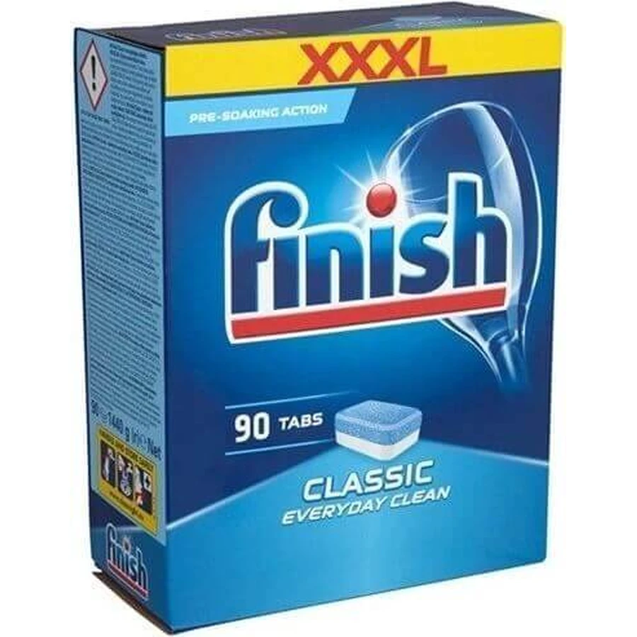 Фінішні вкладки Classic Regular 1×90 шт, таблетки для посудомийної машини: ціни та характеристики