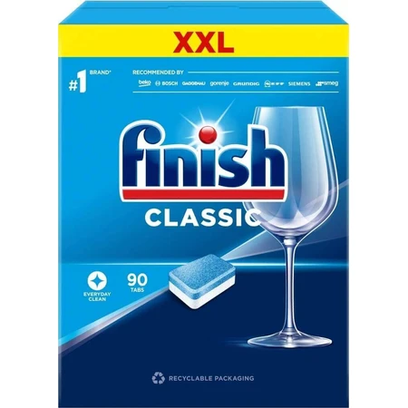 Фінішні вкладки Classic Regular 1×90 шт, таблетки для посудомийної машини: ціни та характеристики