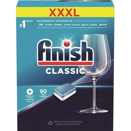 Фінішні вкладки Classic Regular 1×90 шт, таблетки для посудомийної машини: ціни та характеристики