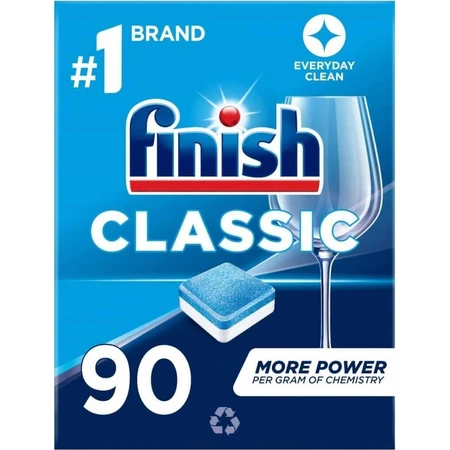 Фінішні вкладки Classic Regular 1×90 шт, таблетки для посудомийної машини: ціни та характеристики