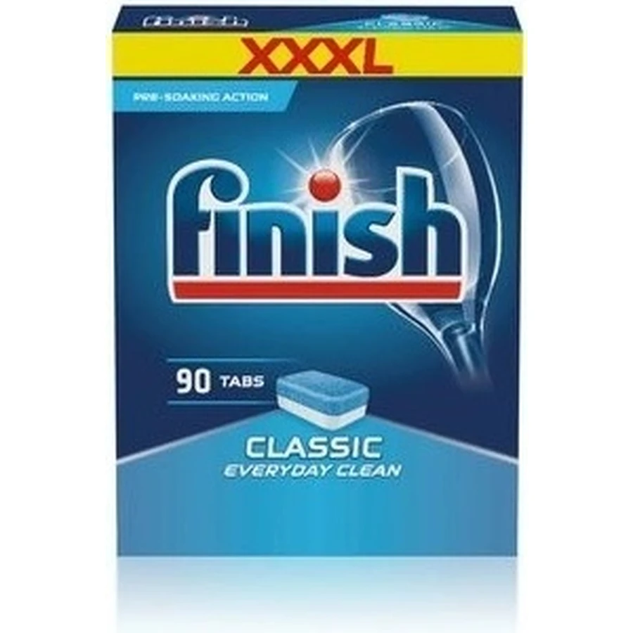 Фінішні вкладки Classic Regular 1×90 шт, таблетки для посудомийної машини: ціни та характеристики