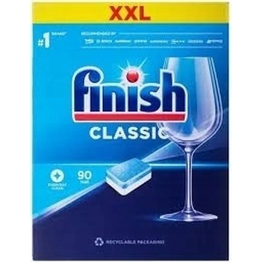 Фінішні вкладки Classic Regular 1×90 шт, таблетки для посудомийної машини: ціни та характеристики