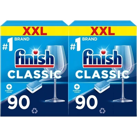 Фінішні вкладки Classic Regular 1×90 шт, таблетки для посудомийної машини: ціни та характеристики