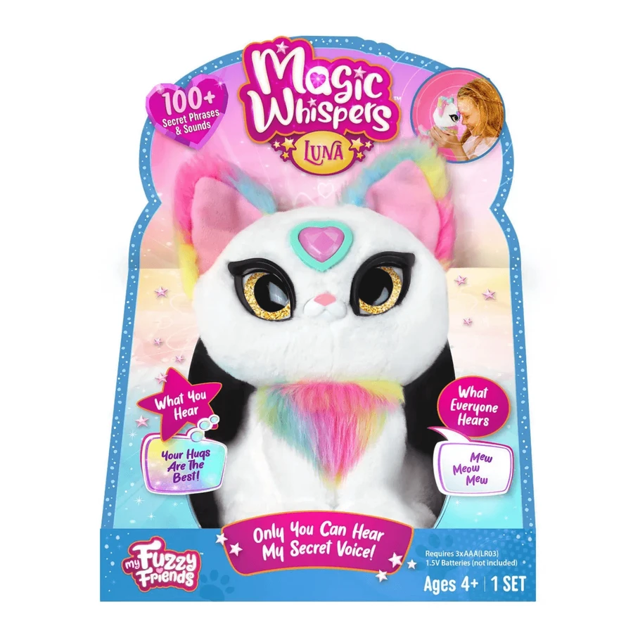 Інтерактивний плюшевий кіт Magic Whispers Magic Whispers, 4 роки+, Luna, Sky Rocket: ціни та характеристики