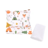 Постельное белье из 3 частей + непромокаемый чехол, 120x60 см, Animalute, Fic Baby