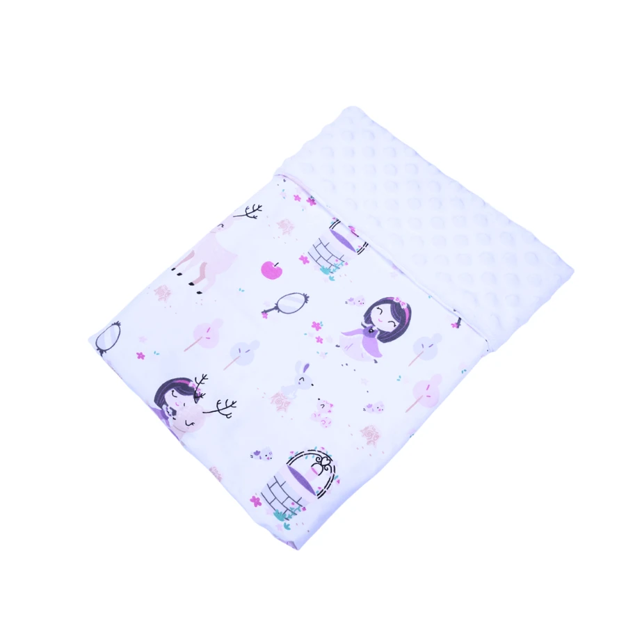Одеяло из плюша, минки и хлопка, 80 x 80 см, девочки, Fic Baby: цены и характеристики