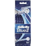 Gillette Blue II Chromium Одноразовая бритва, 10 штук