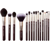 Набір пензлів для макіяжу Jessup Zinfandel Makeup Tool T282, 15 штук
