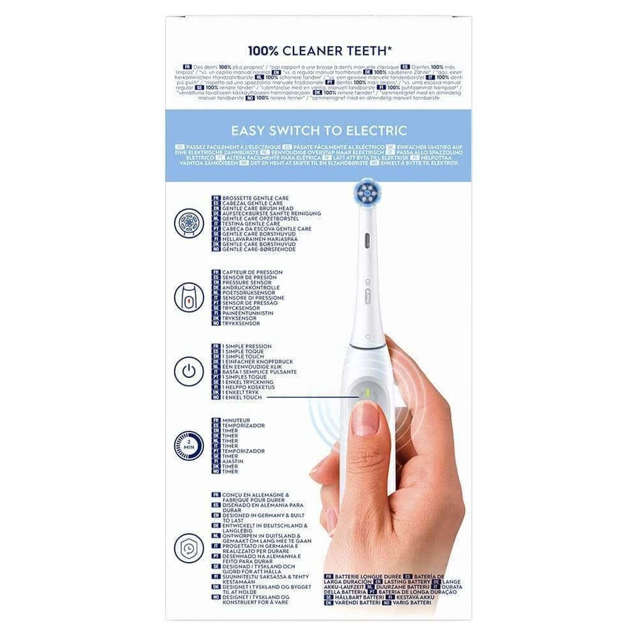 Электрическая зубная щетка Oral-B iO Rechargeable Electric Toothbrush Le Blanc: цены и характеристики