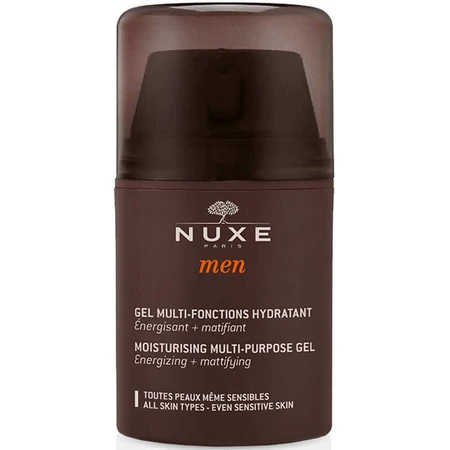 Nuxe Men Багатофункціональний зволожуючий гель для чоловіків, що заряджає енергією та матує, 50 мл: ціни та характеристики