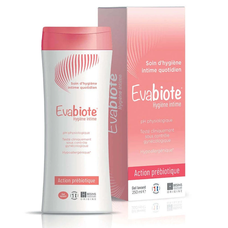 Besins Healthcare Очищуючий гель для інтимної гігієни Evabiote Пребіотична дія 250мл: ціни та характеристики