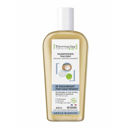 Dermaclay Shampoing BIO Probiotique pour Usage Fréquent Argilla Blanc 400 мл: цены и характеристики