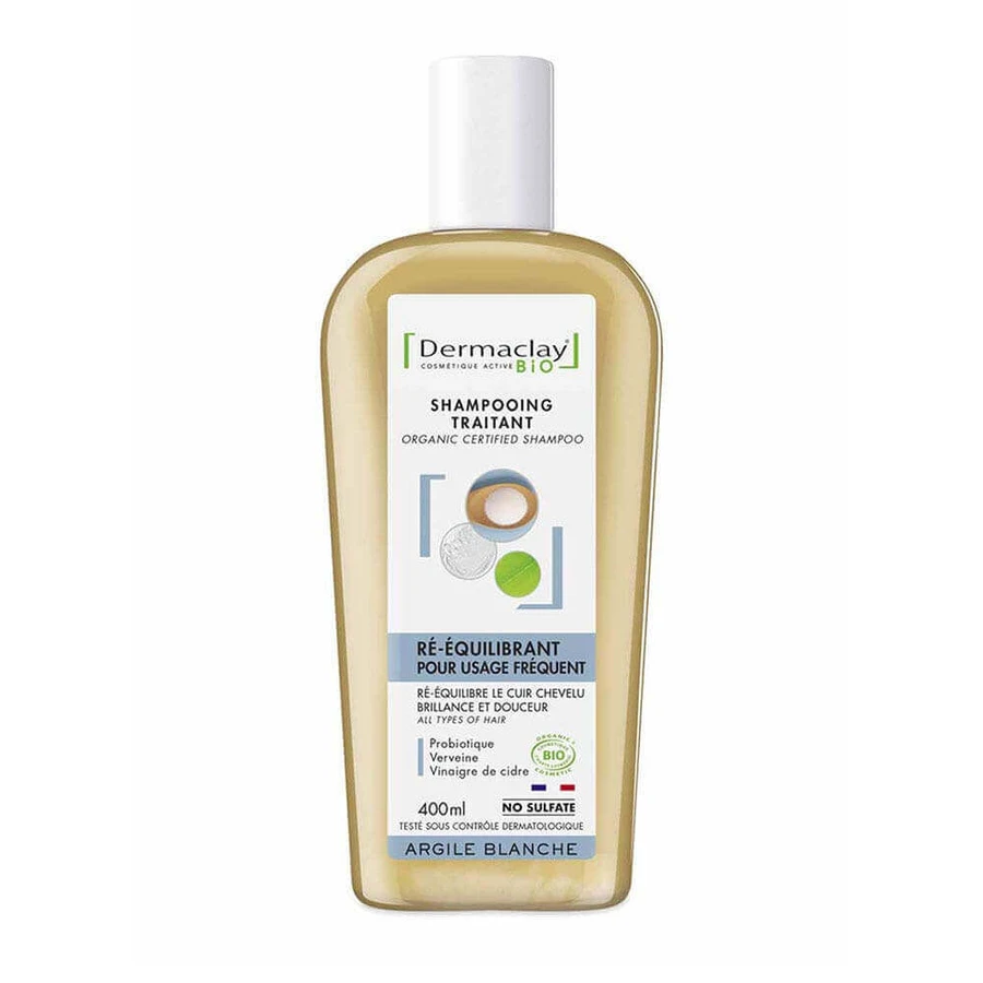 Dermaclay Shampoing BIO Probiotique pour Usage Fréquent Argilla Blanc 400 мл: цены и характеристики