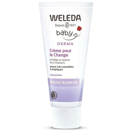 Weleda Derma Crème pour le Change Mauve Blanche Bébé 50мл: ціни та характеристики