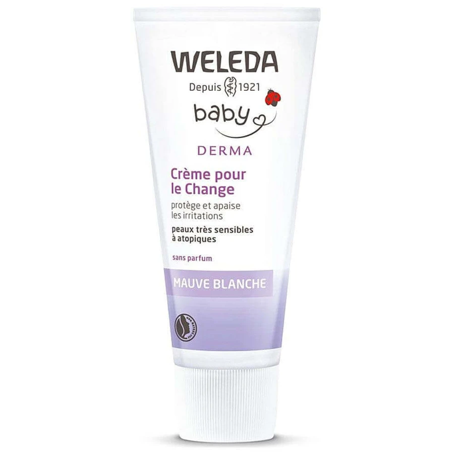 Weleda Derma Crème pour le Change Mauve Blanche Bébé 50мл: ціни та характеристики