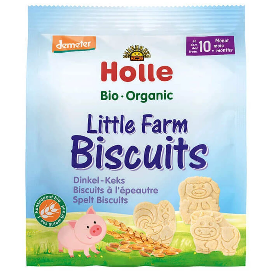 Печиво Holle Spelt Печиво біо, Little Farm, з 10 місяців, 100 г: ціни та характеристики
