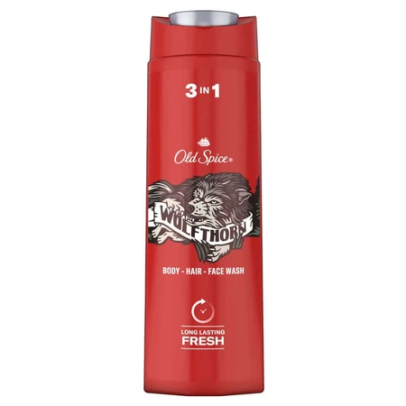Old Spice, Гель для душа 3 в 1 для тела, волос и лица, Волчий терн, 400 мл: цены и характеристики