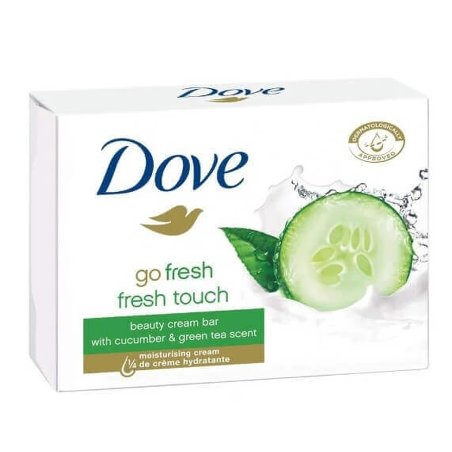 Dove, Свіжий дотик, мило кускове, 90 г: ціни та характеристики