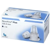 NovoFine Plus, голки для інсулінових ручок, 32G (0,23/ 0,25 мм) x 4 мм, 100 штук