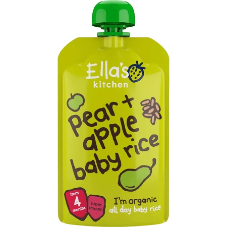 Ella's Kitchen Orez organic pentru copii, pere și mere 120 g: цены и характеристики