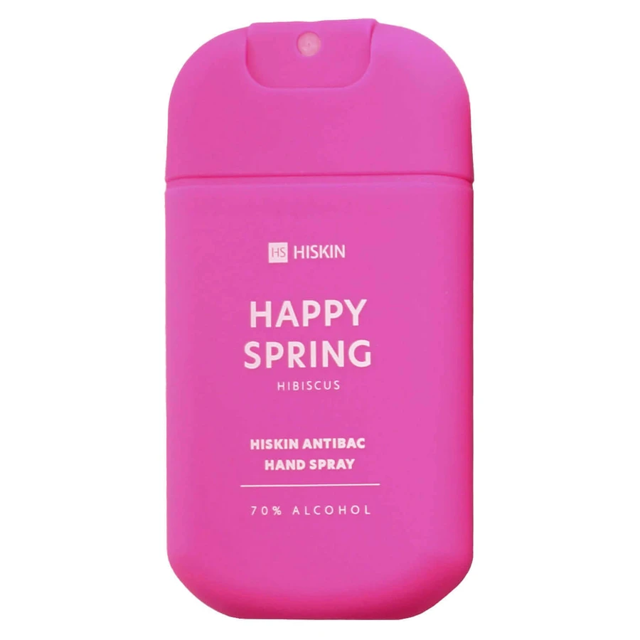 HiSkin Happy Spring, спрей для дезінфекції рук, гібіскус, 30 мл: ціни та характеристики