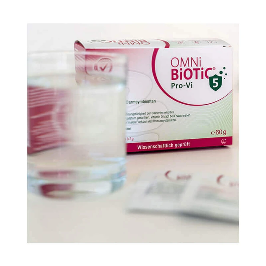 OmniBiotic Pro-Vi 5, порошок, 2 г х 30 пакетиків: ціни та характеристики