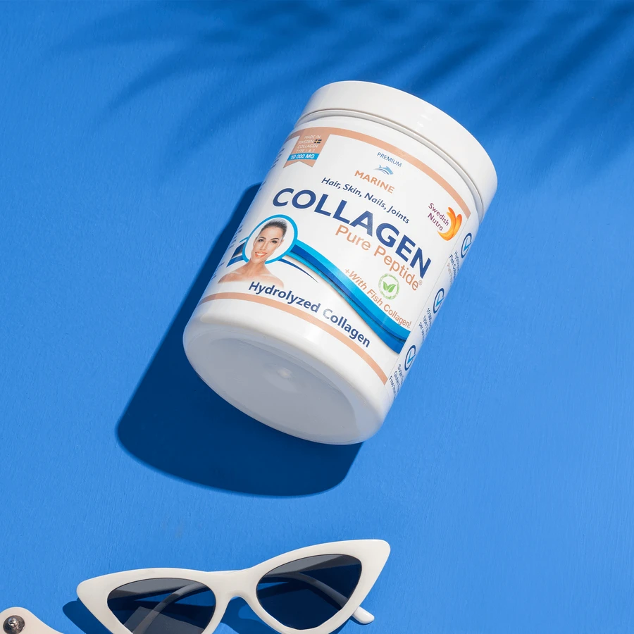 Шведский коллаген Nutra Marine Collagen Pure Peptide, нейтральный вкус, 300 г: цены и характеристики