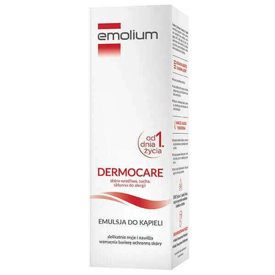 Набір Emolium Dermocare, емульсія для ванн, з першого дня життя, 2 х 400 мл: ціни та характеристики