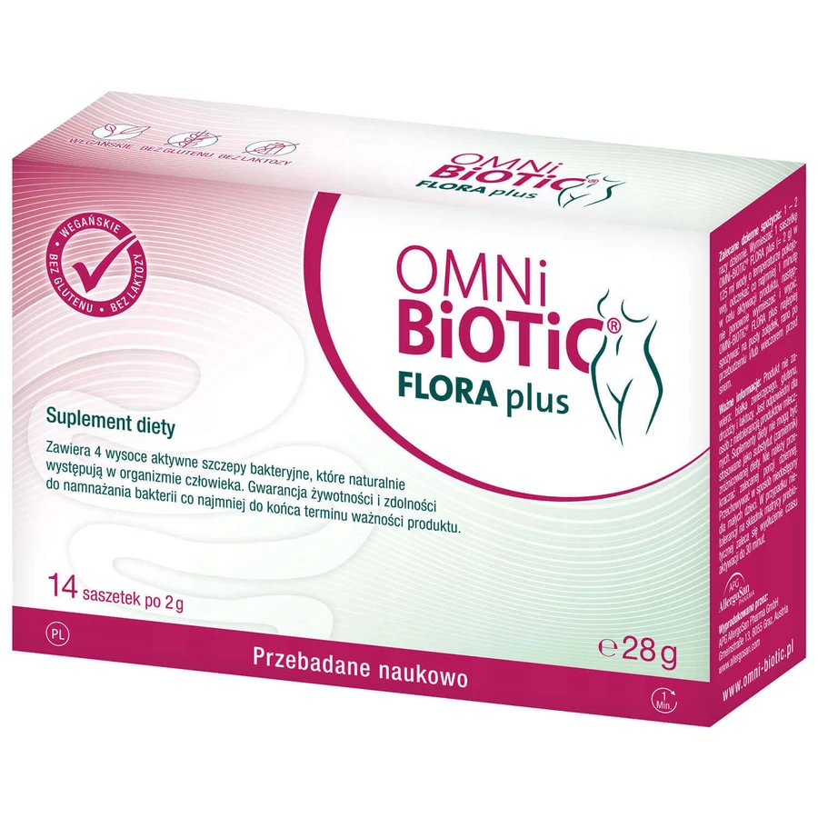 OmniBiotic Flora Plus, порошок, 2 г x 14 пакетиков: цены и характеристики