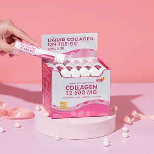Шведский коллаген Nutra Marine Collagen 12500 мг, яблочный вкус, 30 шт.