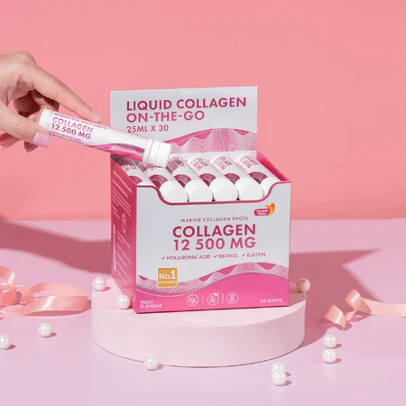 Шведский коллаген Nutra Marine Collagen 12500 мг, яблочный вкус, 30 шт.: цены и характеристики
