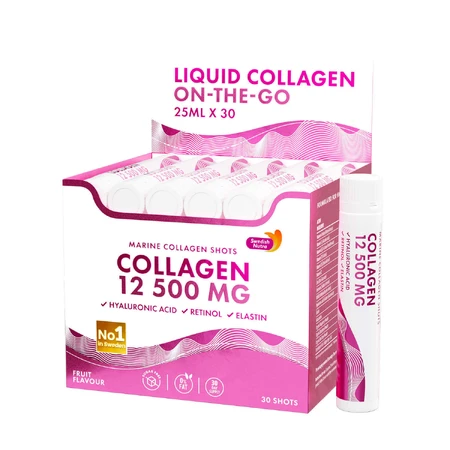 Шведский коллаген Nutra Marine Collagen 12500 мг, яблочный вкус, 30 шт.: цены и характеристики