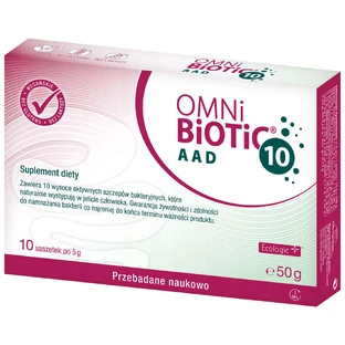OmniBiotic 10 AAD, порошок, 5 г x 10 пакетиков