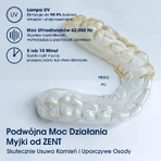 Zent Ultrasonic Cleaner, ультразвуковий очищувач з УФ лампою для ортодонтичних кап, протезів, брекетів: ціни та характеристики