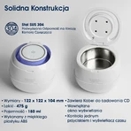 Zent Ultrasonic Cleaner, ультразвуковий очищувач з УФ лампою для ортодонтичних кап, протезів, брекетів: ціни та характеристики