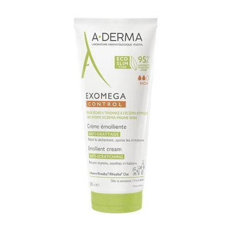 A-DERMA EXOMEGA CONTROL смягчающий крем, 200 мл: цены и характеристики