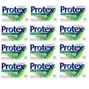 Набір з 12 антибактеріальних мил PROTEX HERBAL, 90 г