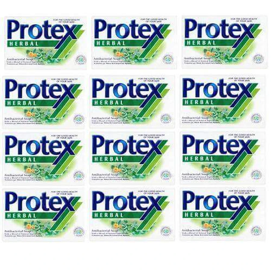 Набір з 12 антибактеріальних мил PROTEX HERBAL, 90 г: ціни та характеристики