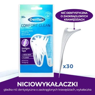 Зубная нить DENTEK Зубочистки Comfort Clean, 30 шт.