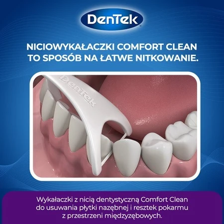 Зубная нить DENTEK Зубочистки Comfort Clean, 30 шт.: цены и характеристики