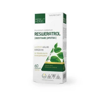 Medica Herbs Ресвератрол (японский узелок), 60 капсул