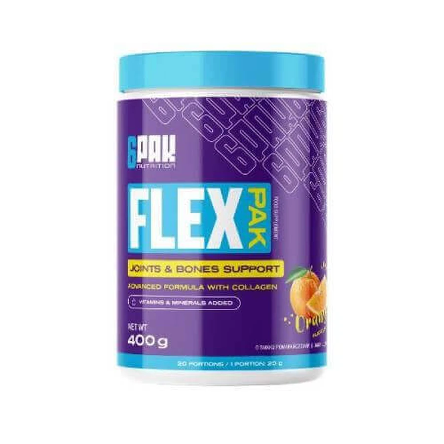 6Pak Nutrition Flex Pak апельсиновий смак, 400 г: ціни та характеристики